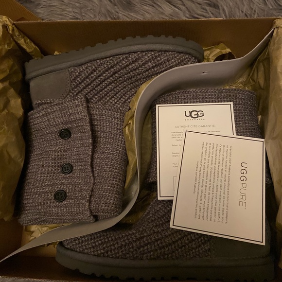 UGG Classic Cardigan Boots: new in box - Picture 6 of 6